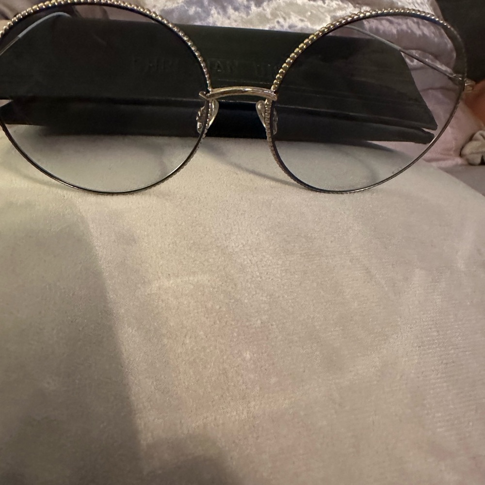 Authentic Dior Silver and Black Round Glasses - Picture 4 of 7